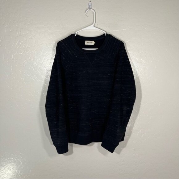 Taylor Stitch Sweater Mens 38 Crewneck Pullover San Francisco Map Lining USA